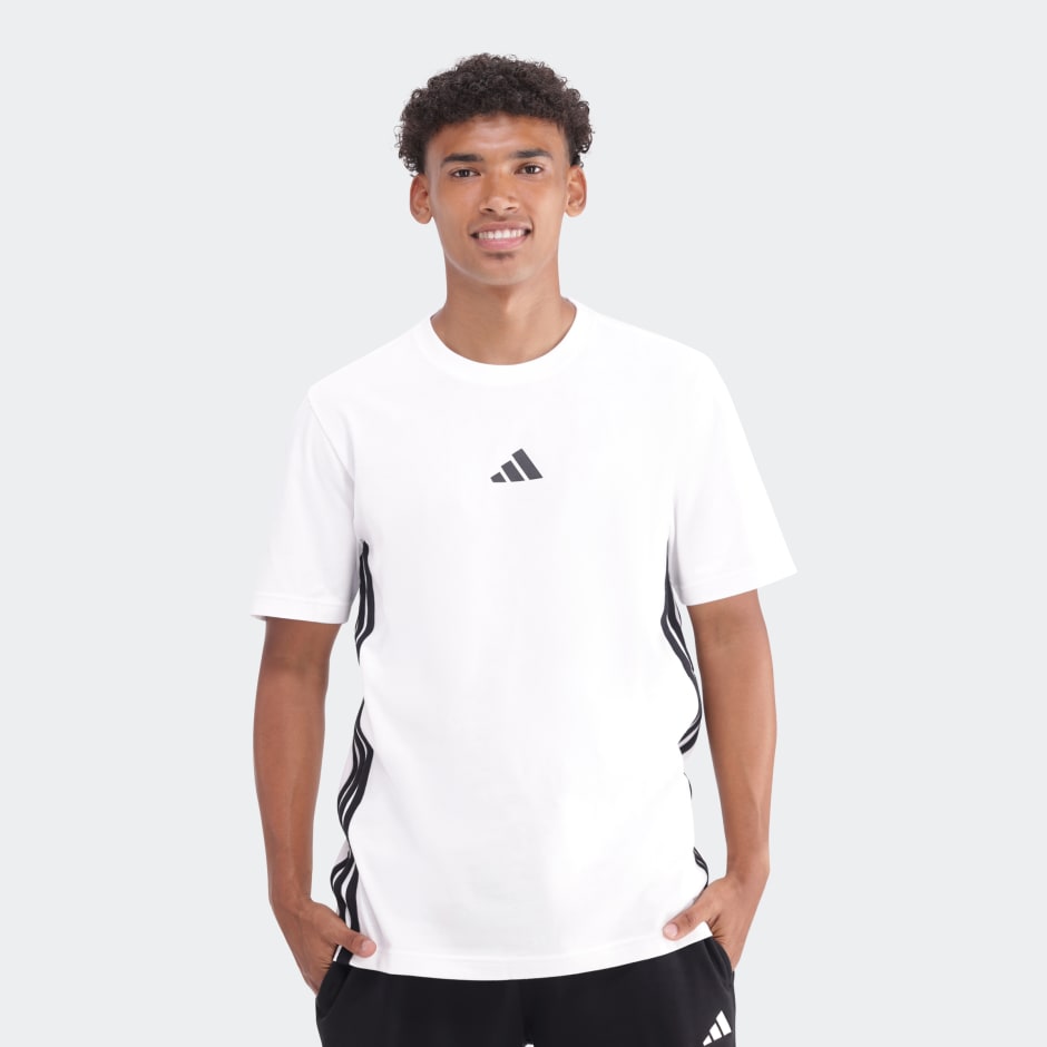 Essentials 3-Stripes Single Jersey T-Shirt