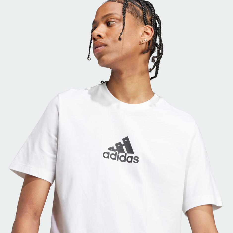 adidas adidas Sportswear Undeniable Trim Tee - White | adidas GH