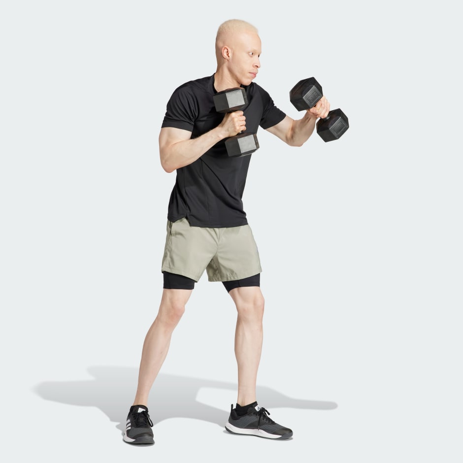 Shorts de Entrenamiento Gym 2 en 1