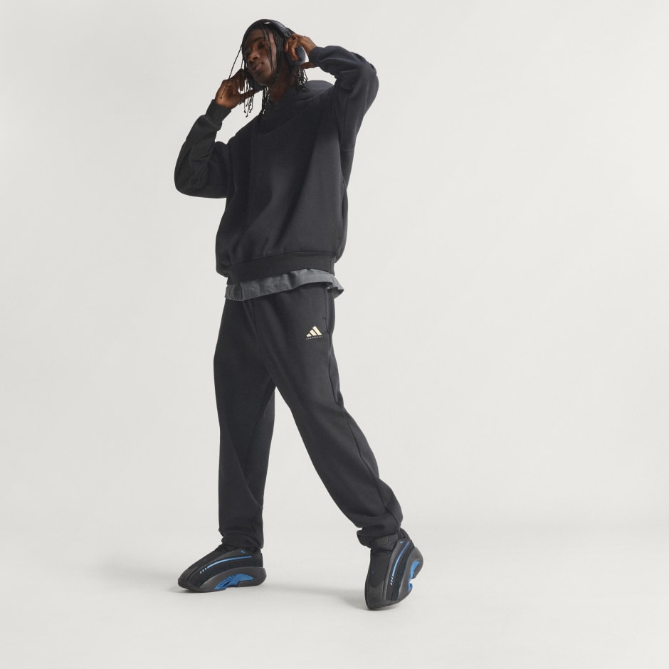 Hlače od flisa adidas Basketball (rodno neutralne)