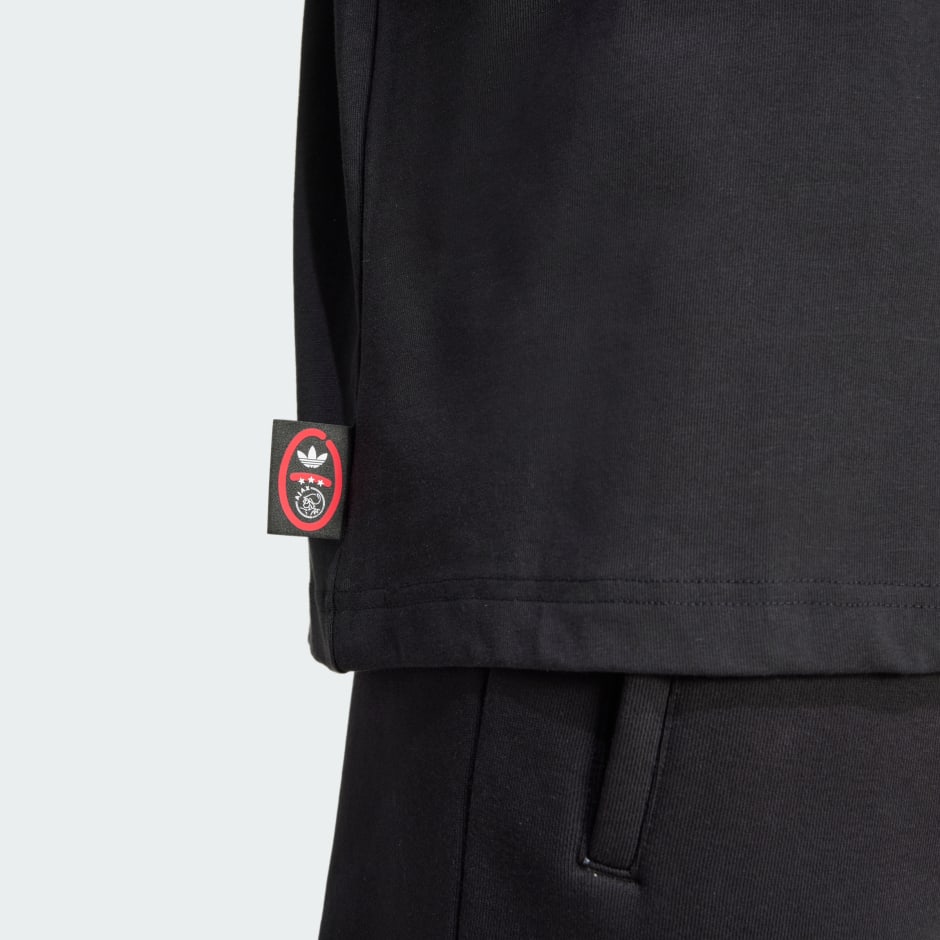 Tricou cu m&acirc;necă lungă cu imprimeu Ajax Amsterdam