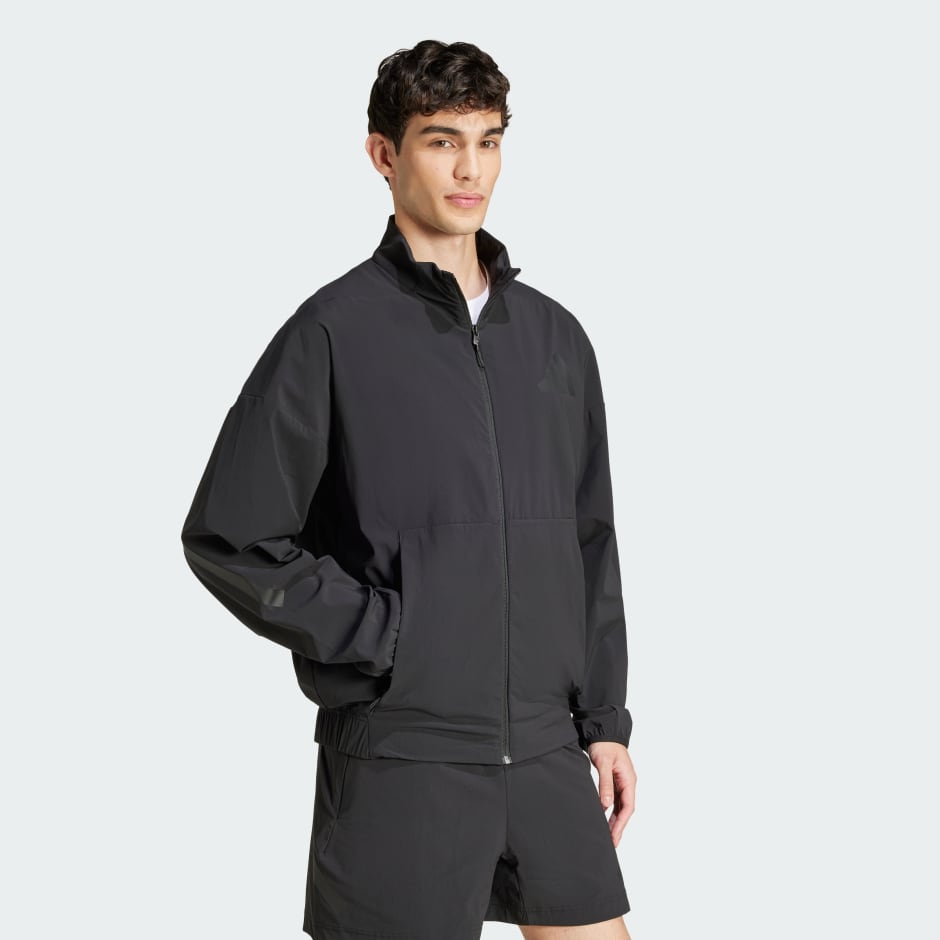 ウォーキング・ランニングウェア adidas wool zip up jkt 00s