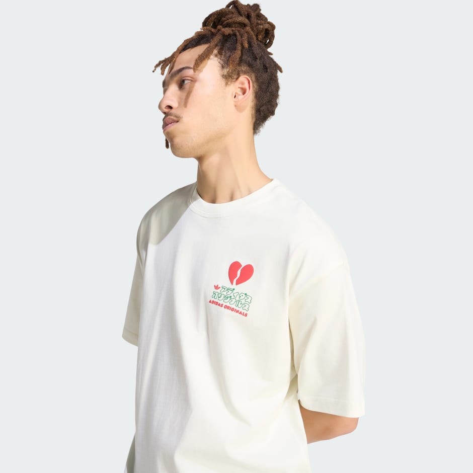 Tricou grafic V-Day Heart Broken Cat