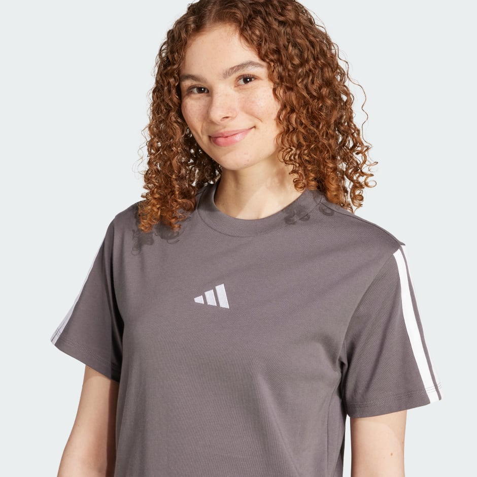 Essentials 3-Stripes Cotton Tee