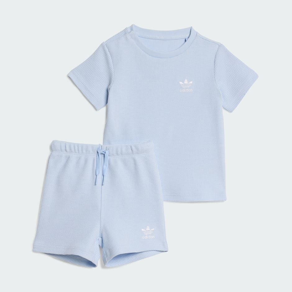 SET TRICOU REGULAR WAFFLE SHORT