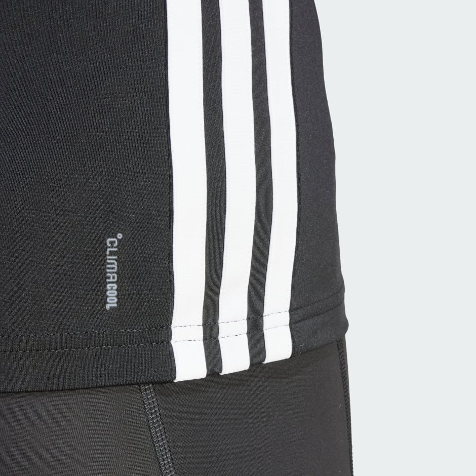 Essentials Long Sleeve 3-Stripes Workout Top