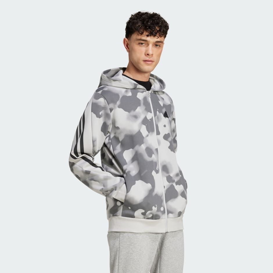 Adidas dipped hem hoodie on sale