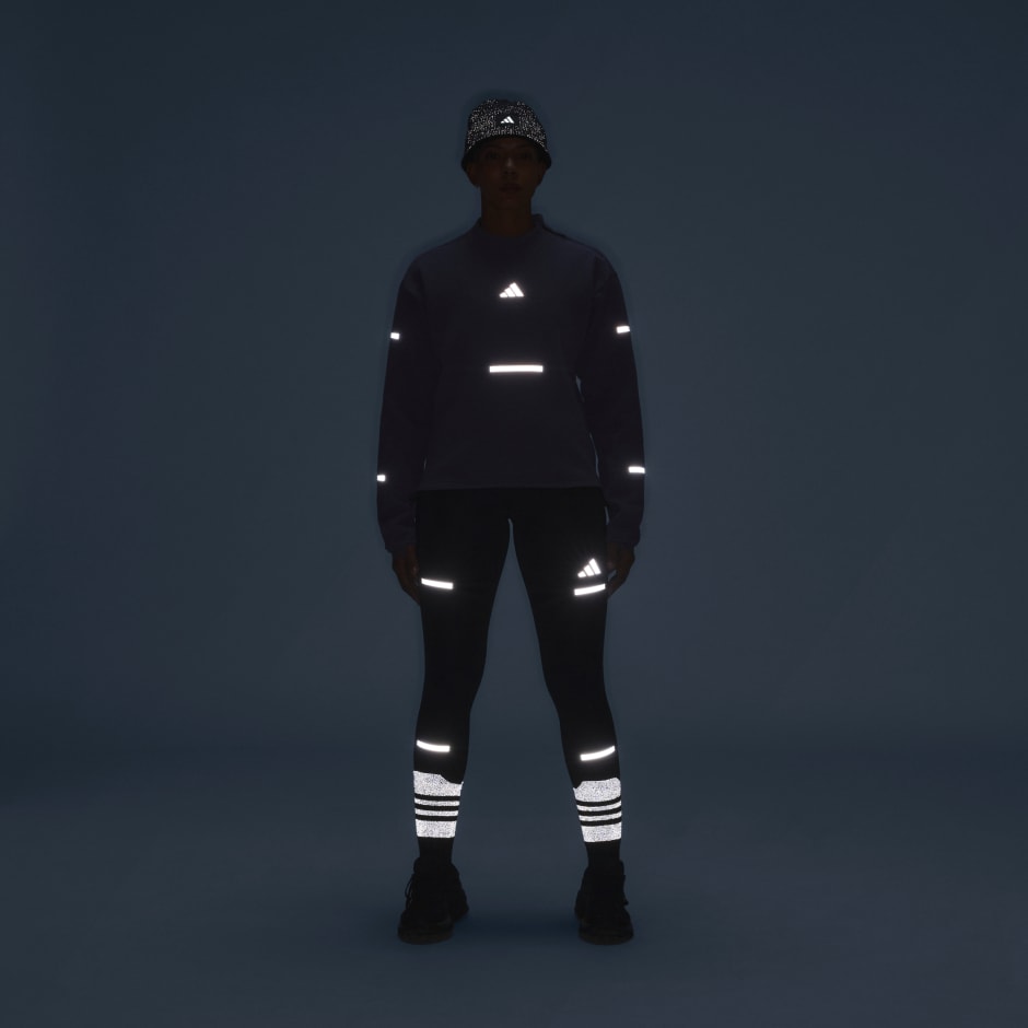 Bluză Adi365 De Alergare CLIMAWARM+ Cu Guler Rotund