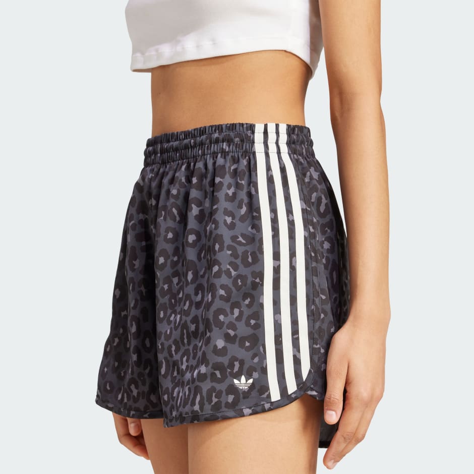 Originals Satin Leopard Print Shorts