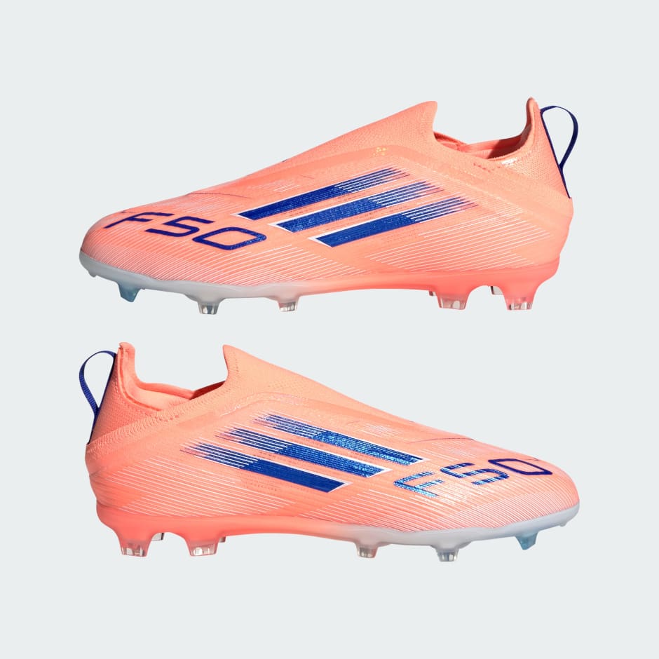 Ghete F50 Elite fără șireturi, pentru teren dur, copii