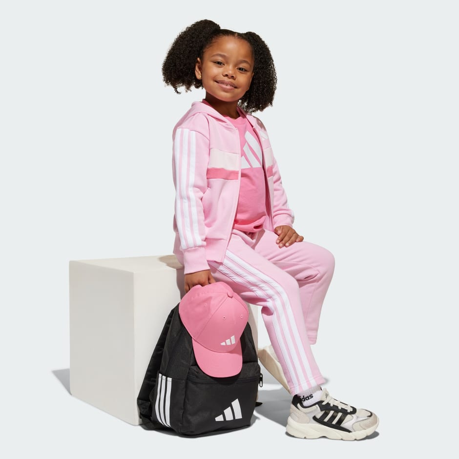 Seasonal Essentials Tiberio 3-Stripes Fleece Track Suit Kids