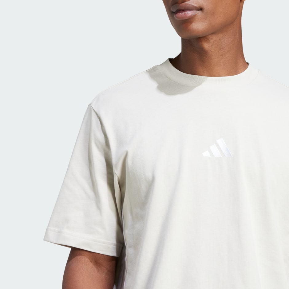Essentials 3-Stripes Single Jersey Tee