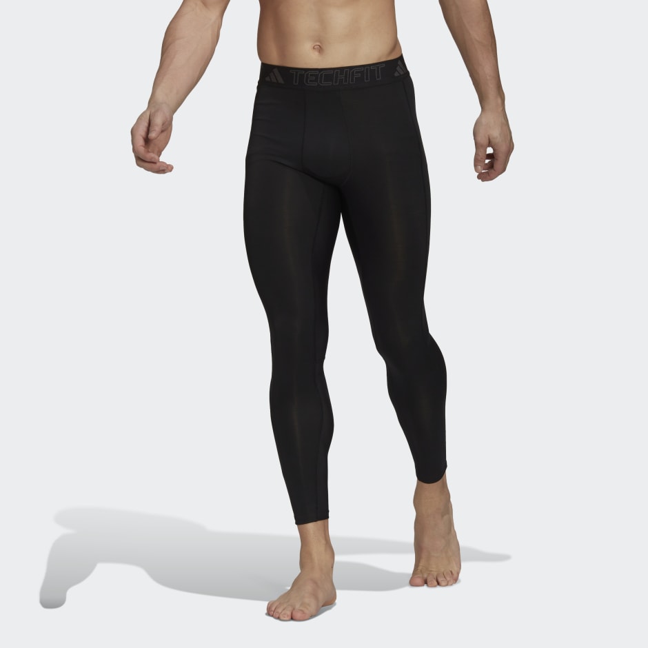 adidas Techfit AEROREADY 3/4 Short Leggings - Black, Men's Training