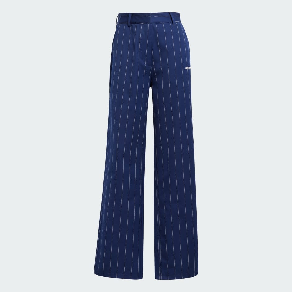 Pinstripe Twill Loose Pants