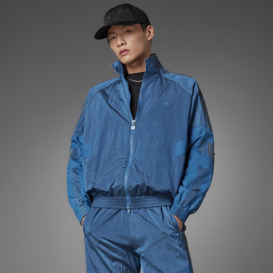 Blue Version BB Blocked Track Top