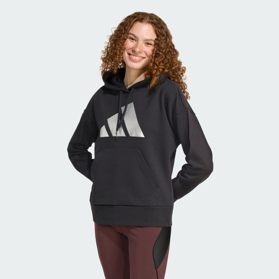 Holiday Metallic Graphic Hoodie