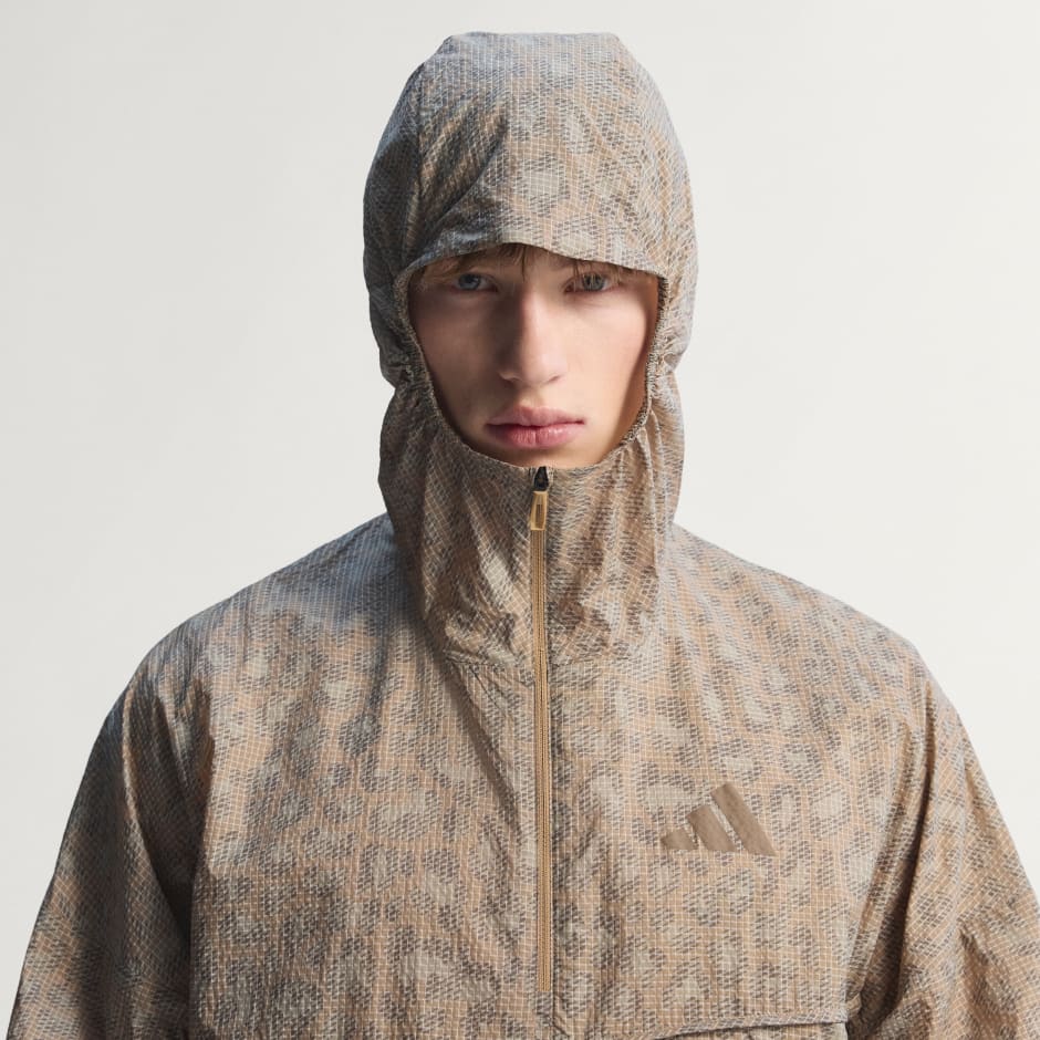 Hanorac rezistent la v&acirc;nt Terrex Xploric CLIMA365 cu imprimeu