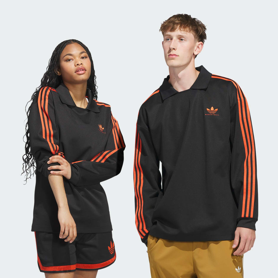 国士舘 硬式野球部 ポロシャツとパーカー Clothing - Rugby Polo - Black | adidas Oman