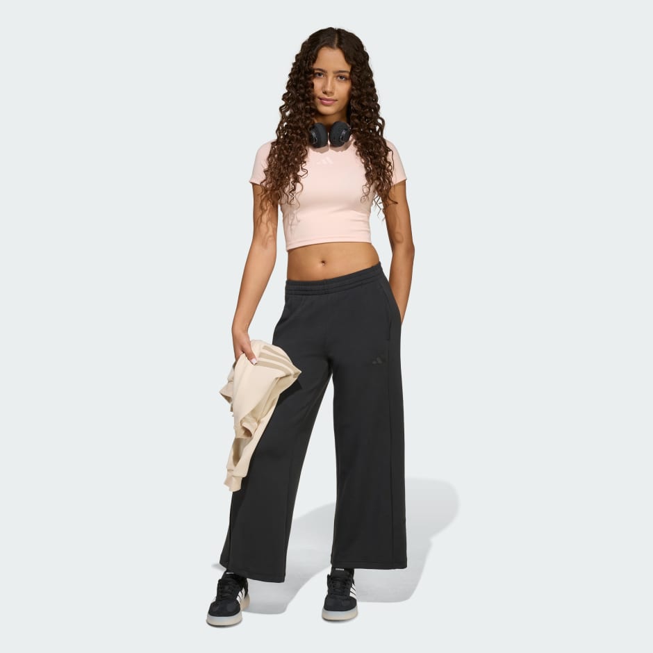 FUTURE ICONS 3 STRIPES WIDE LEG PANTS