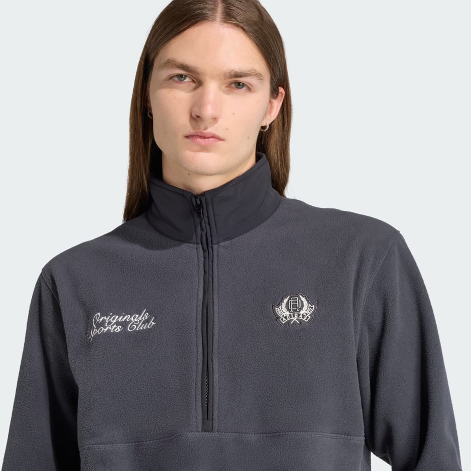Regular Polar Fleece Quarter-Zip Jacket