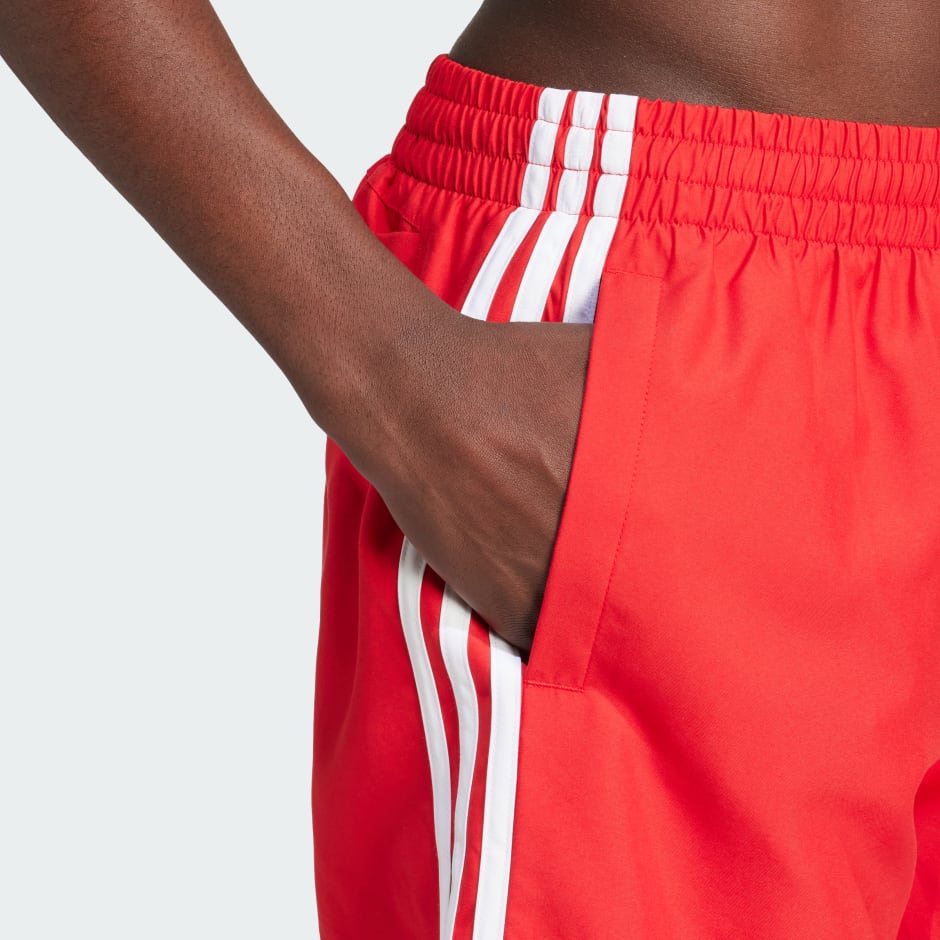 adidas Adicolor 3-Stripes Shorts - Red, Men's Lifestyle