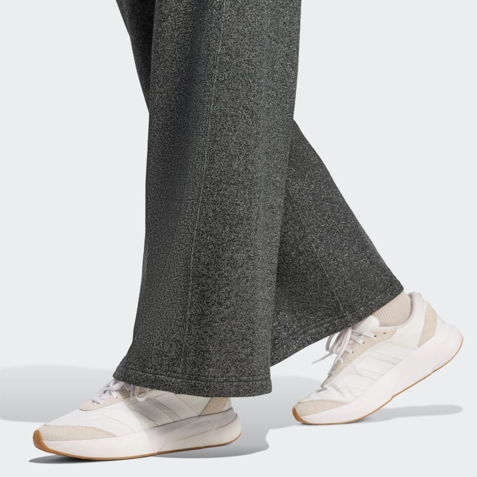 ALL SZN Holiday Glitter Fleece Loose Pants
