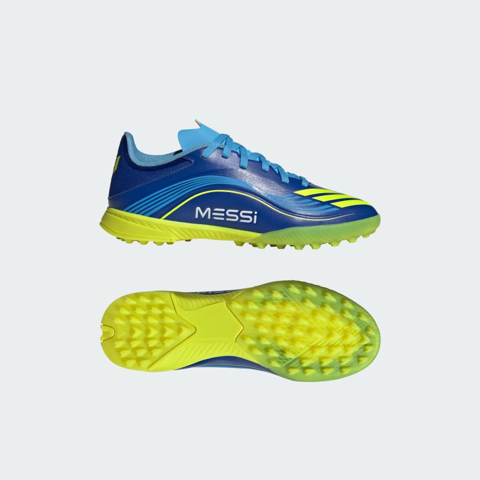 Kids Shoes - F50 Messi League Turf Boots Kids - Blue