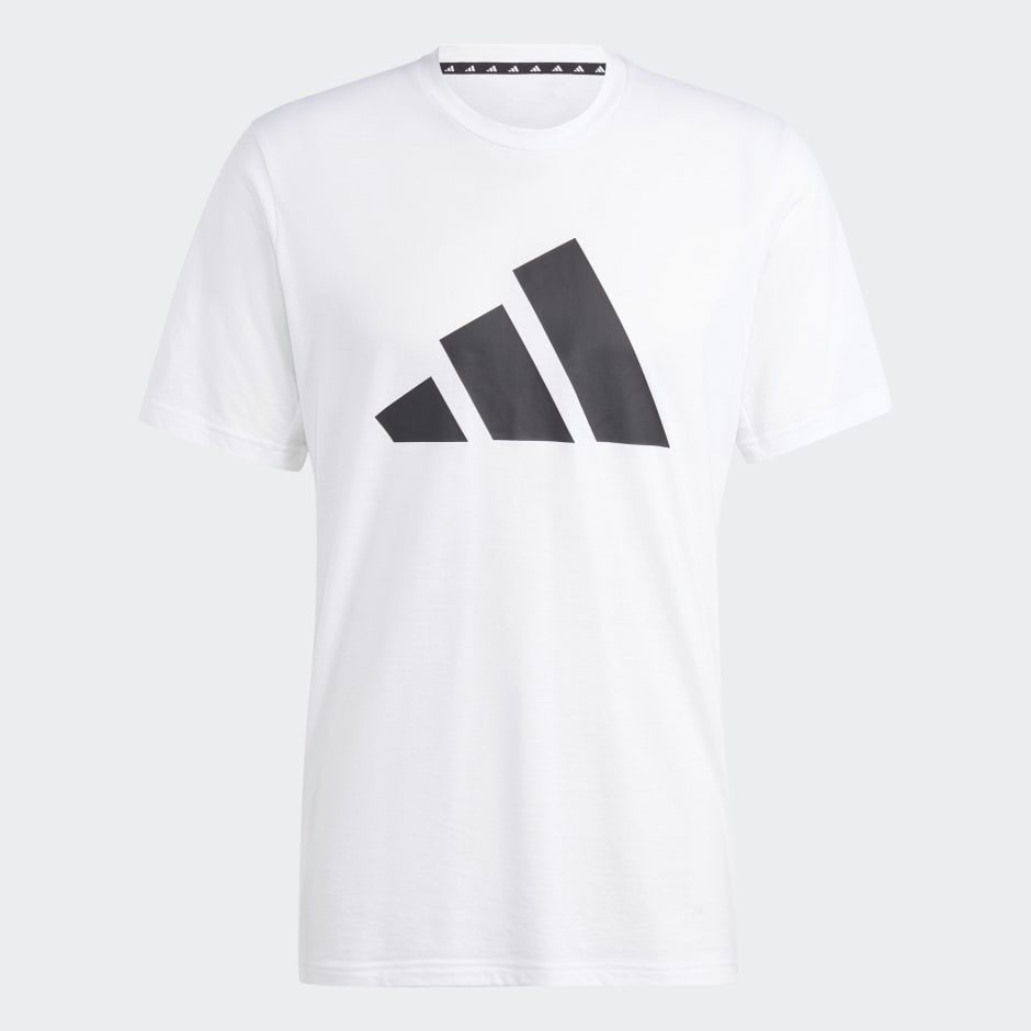 adidas Train Essentials Feelready Logo Training Tee - White | adidas UAE