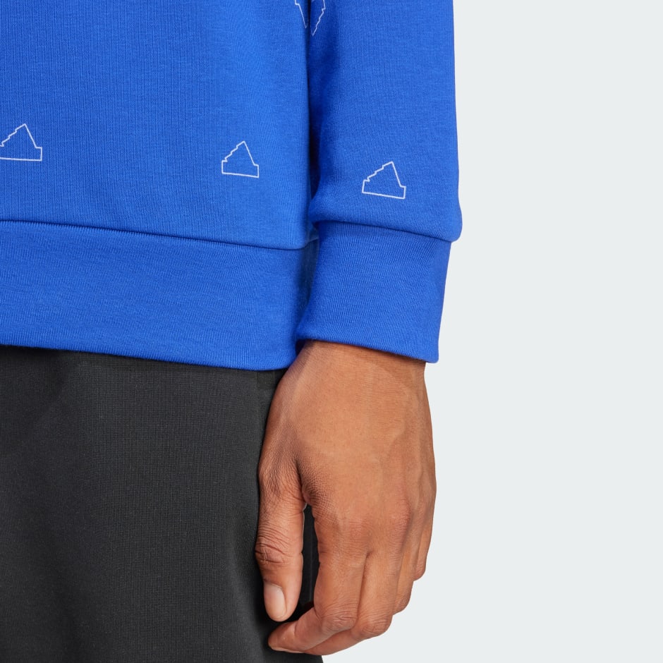 Seasonal Essentials Monogram Graphic Crew Sweatshirt
