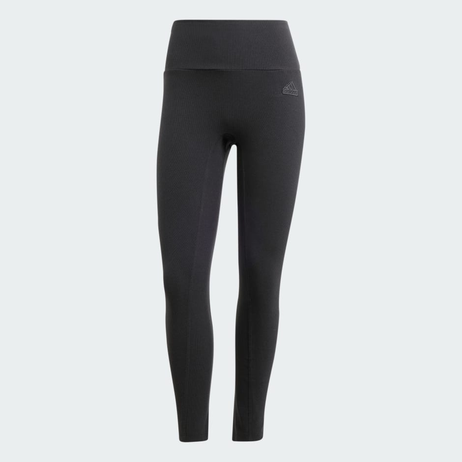 Lounge Ribbed High-Waist 7/8 Leggings