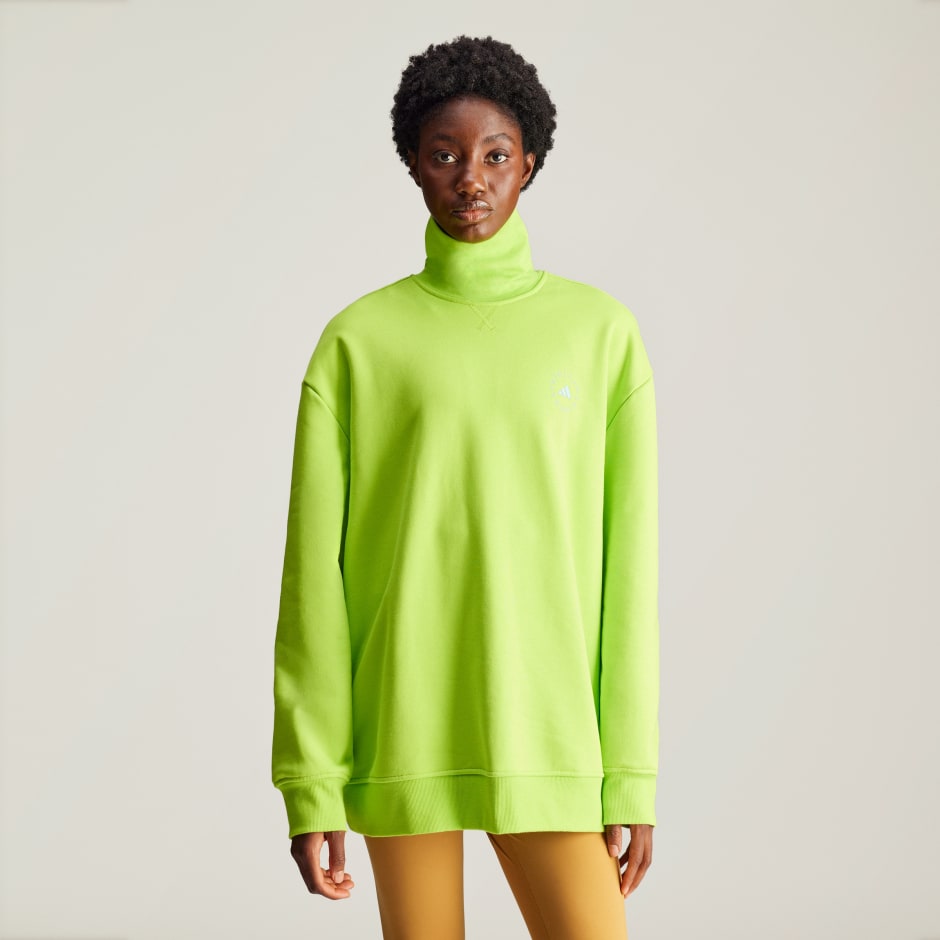 adidas adidas by Stella McCartney High Neck Sweatshirt Green adidas UAE