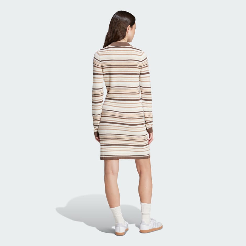 فستان Striped Knitted Polo