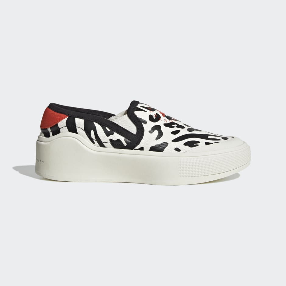 adidas adidas by Stella McCartney Court Slip-On Shoes - White | adidas UAE