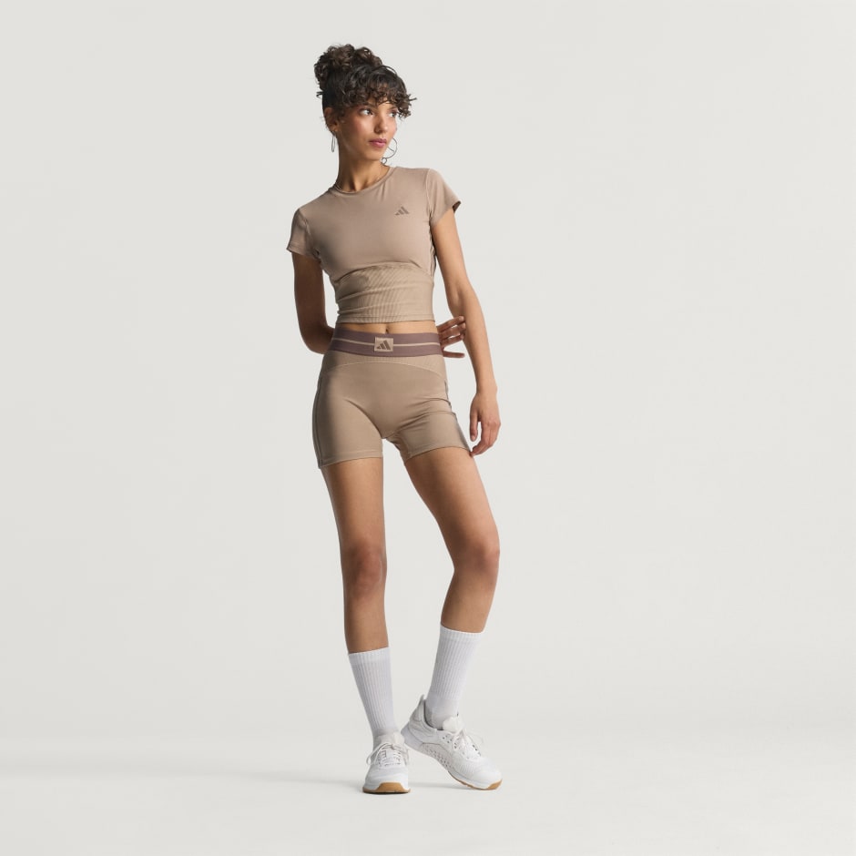 Skraćena majica Hyperglam Rib