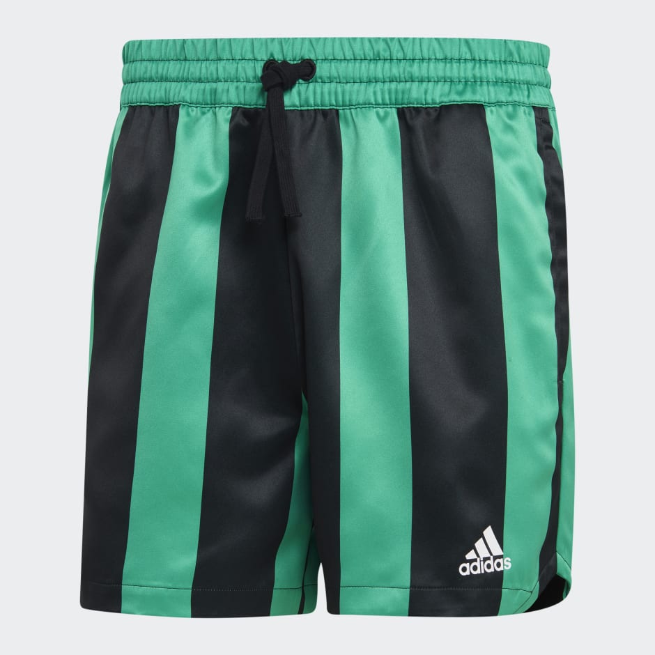 Satin shorts Green