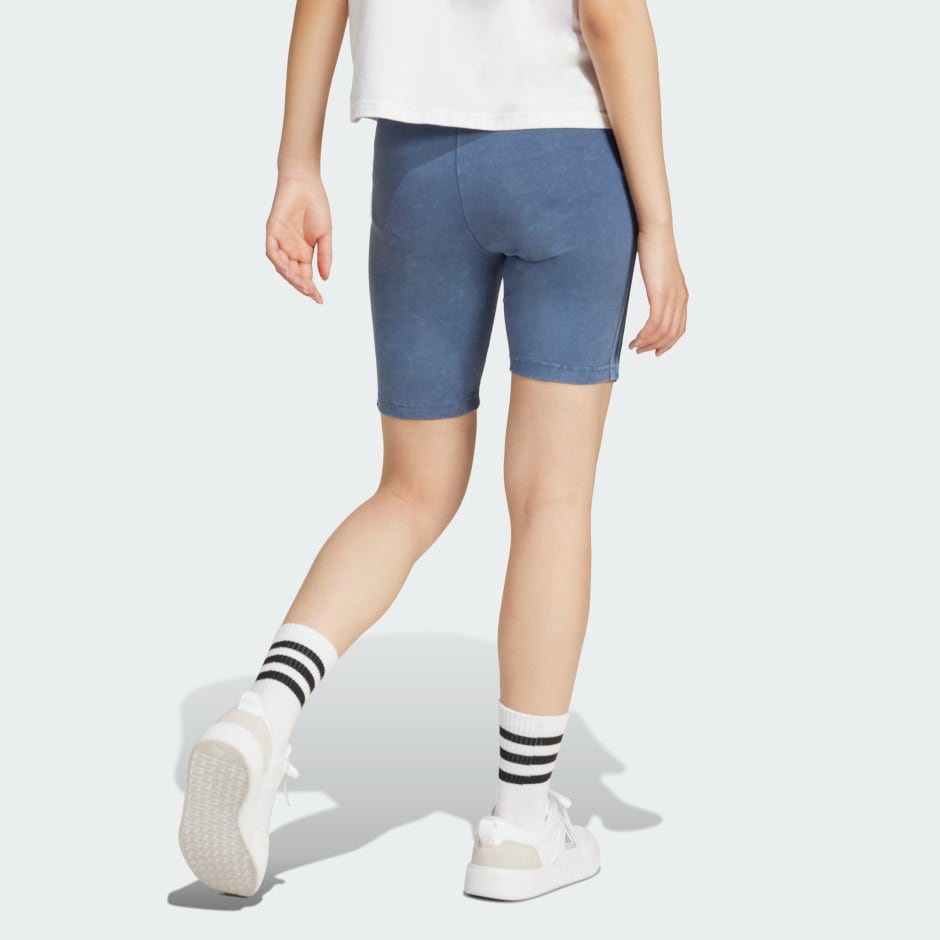 ALL SZN 3-Stripes Garment Wash Bike Shorts