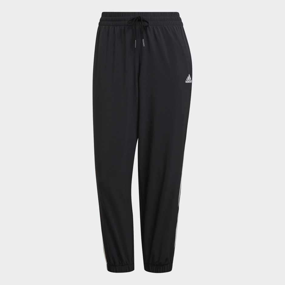 Essentials Woven 3-Stripes 7/8 Pants
