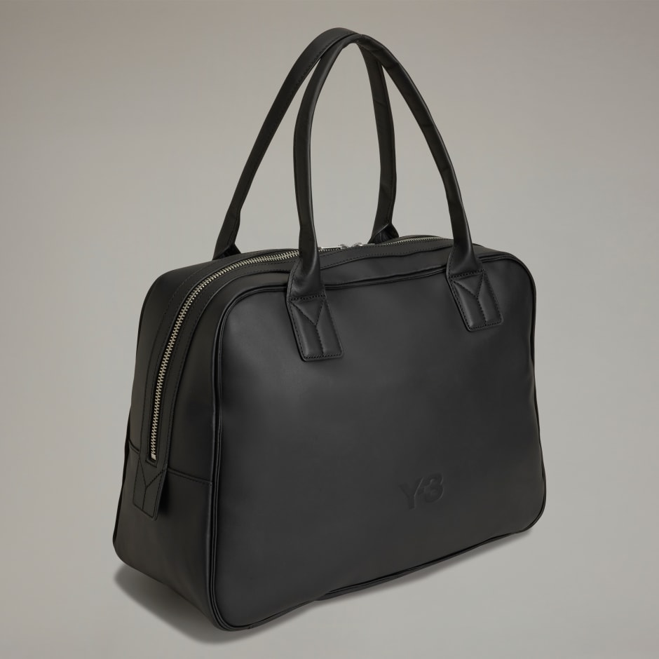 Y-3 Leather Airliner Bag