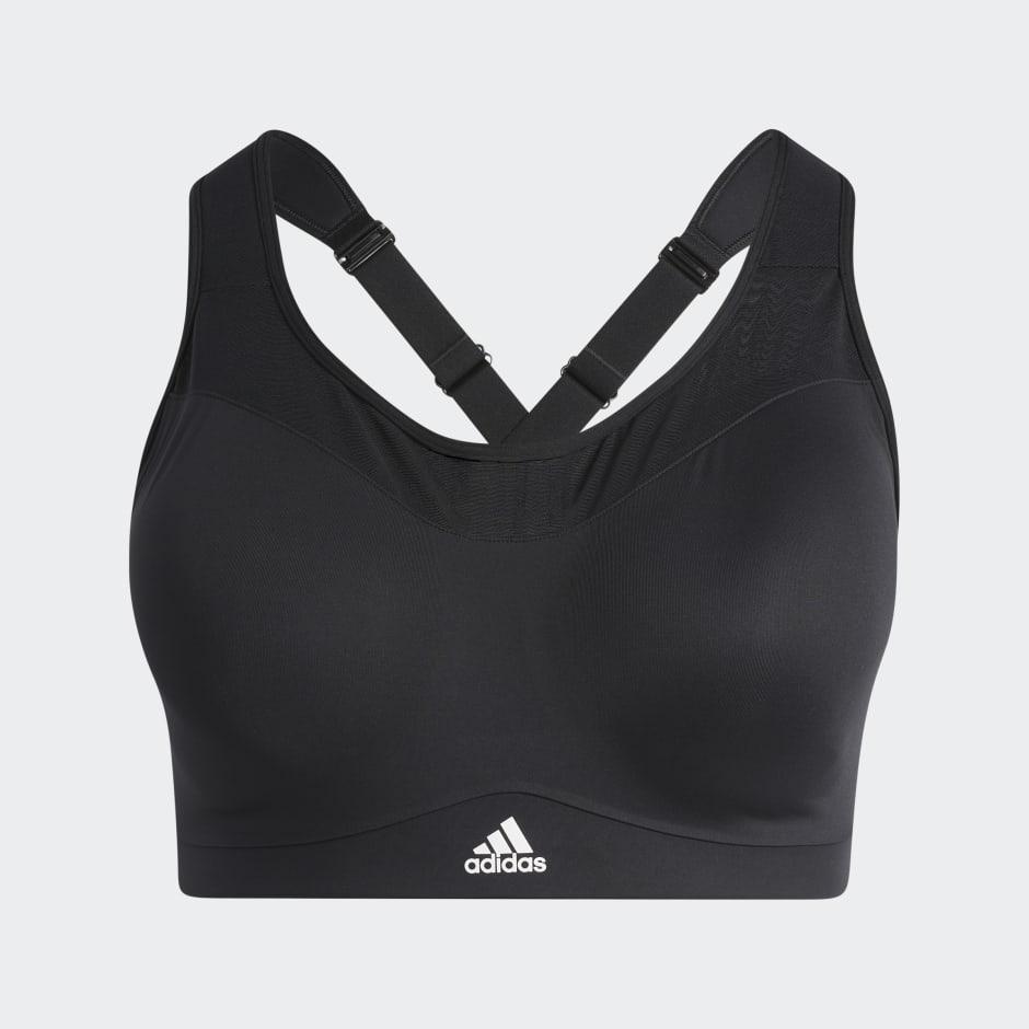 adidas, TLRD Impact Training Bra - White/Black