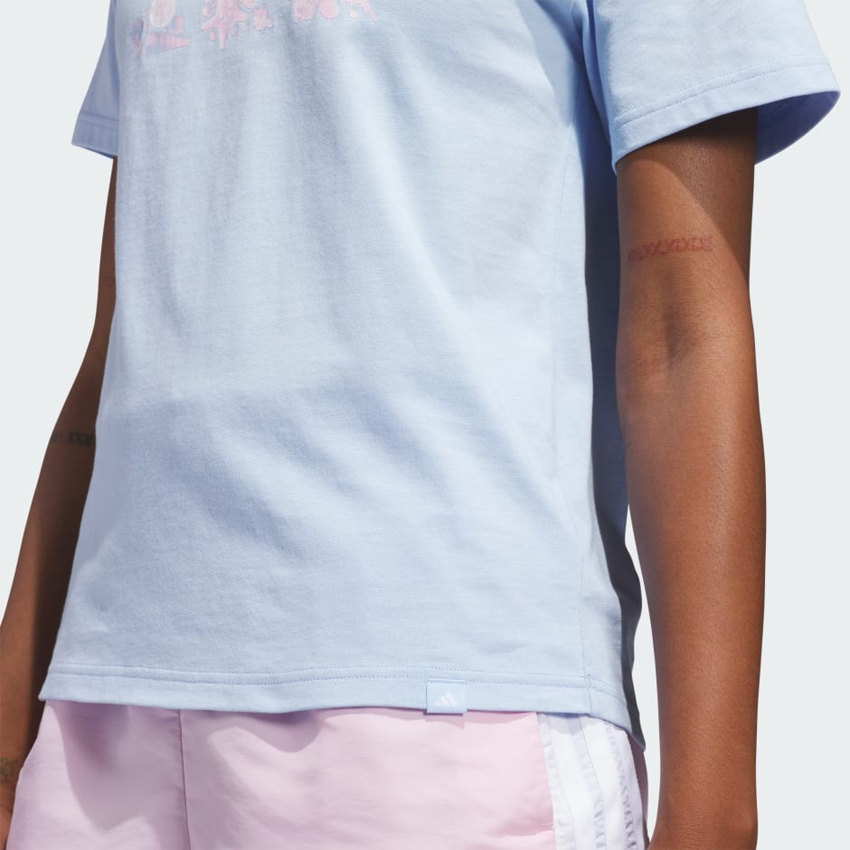 IRIDESCENT SHELLS BIG LOGO GRAPHIC T-SHIRT