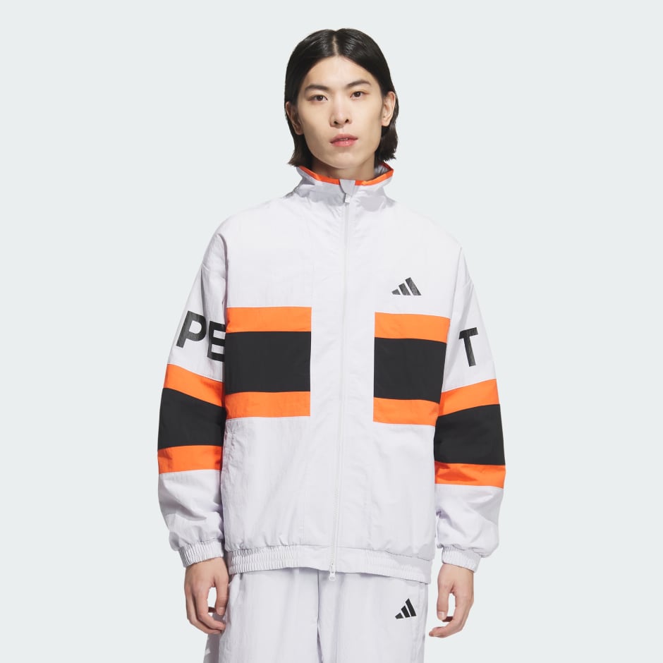 Wording Pack Loose Fit Mesh-Lined Woven Jacket