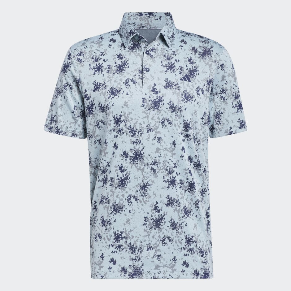 Burst Jacquard Golf Polo Shirt