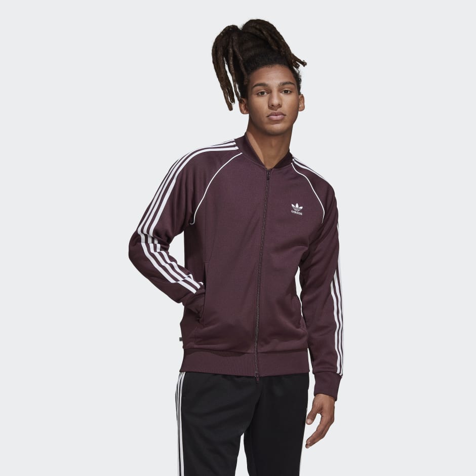 Adidas hotsell maroon tracksuit