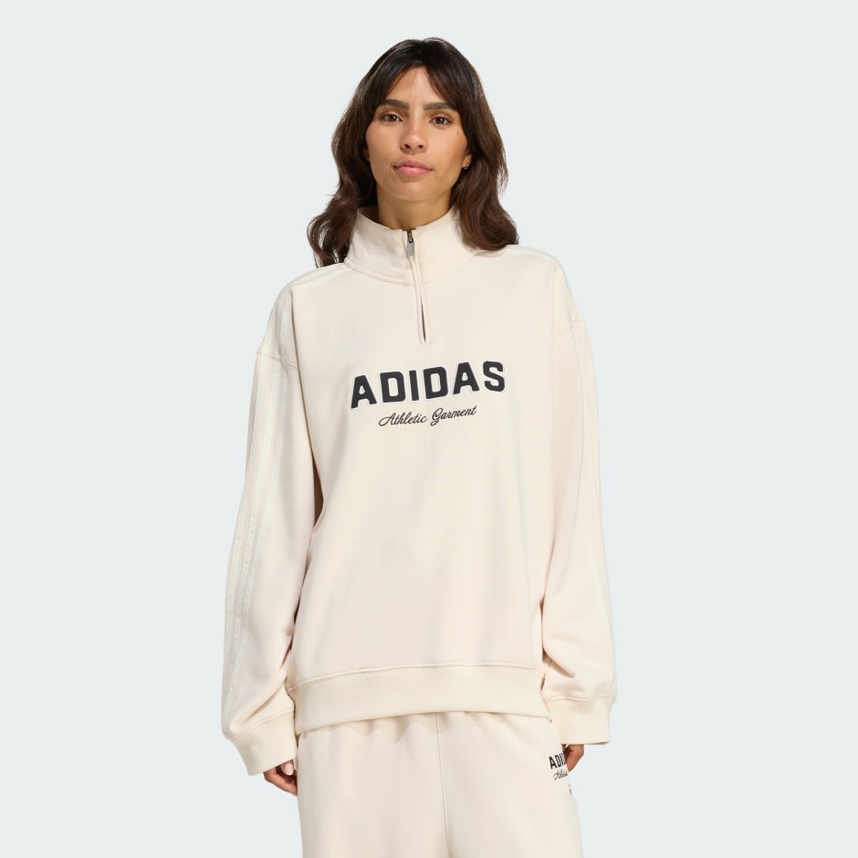 ADIDAS ORIGINALS ATHL DEPT GRAPHIC QUARTER ZIP