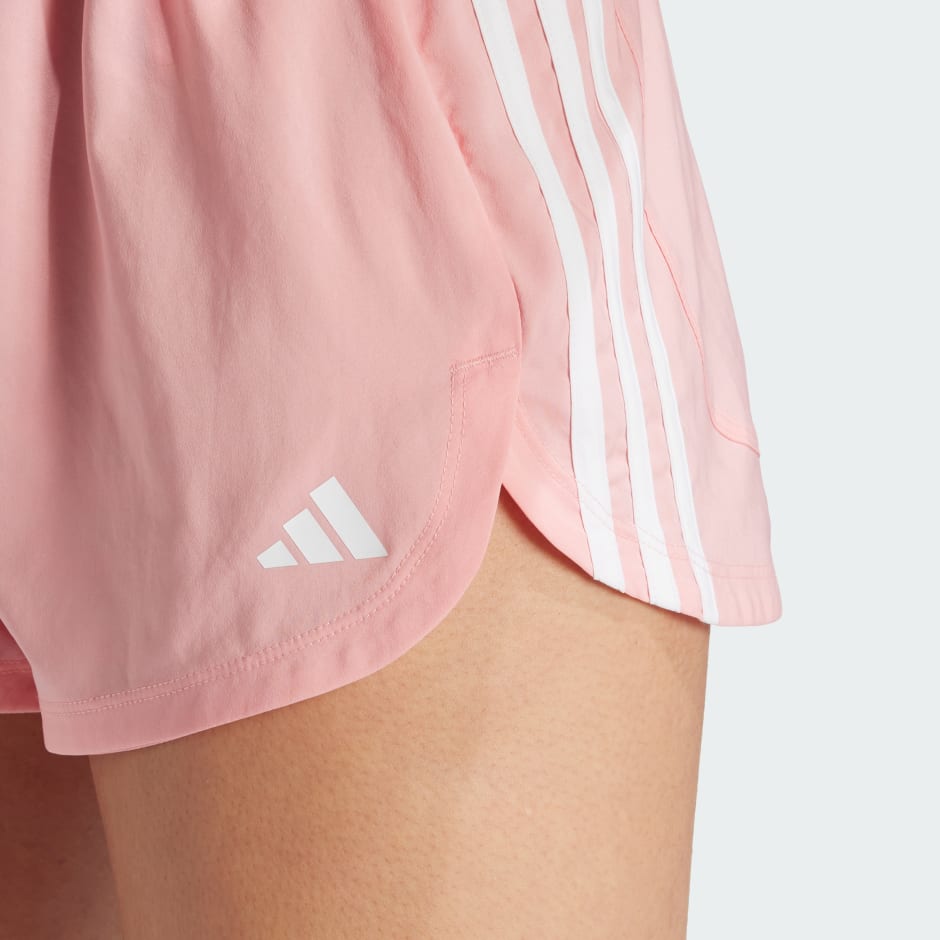 Pacer Training 3-Stripes Woven High-Rise Shorts