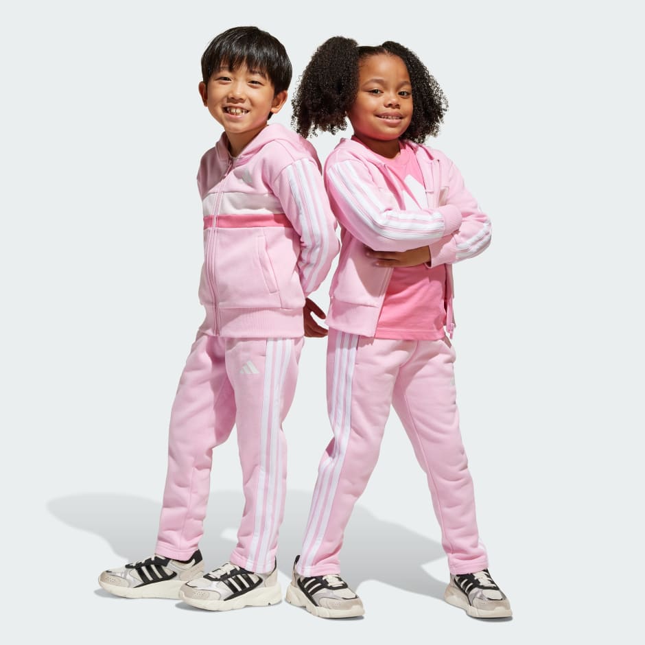 Seasonal Essentials Tiberio 3-Stripes Fleece Track Suit Kids