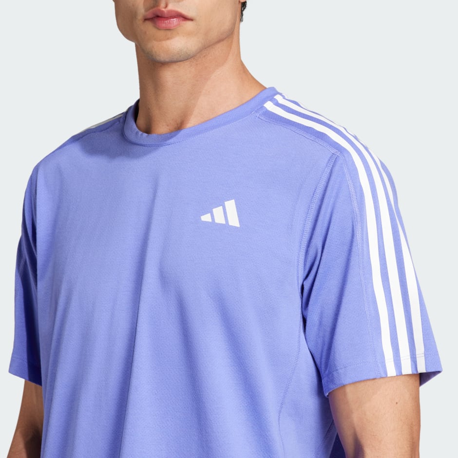 Own the Run 3-Stripes Tee