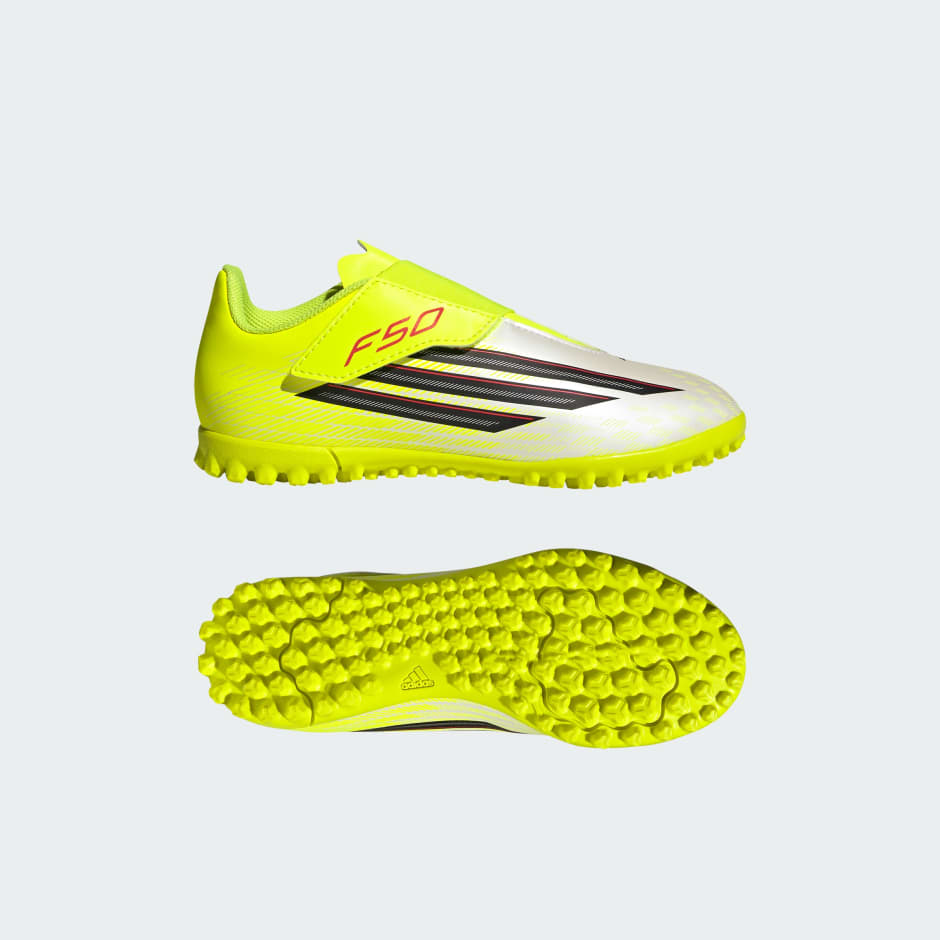 F50 CLUB Velcro Turf Football Shoes Kids