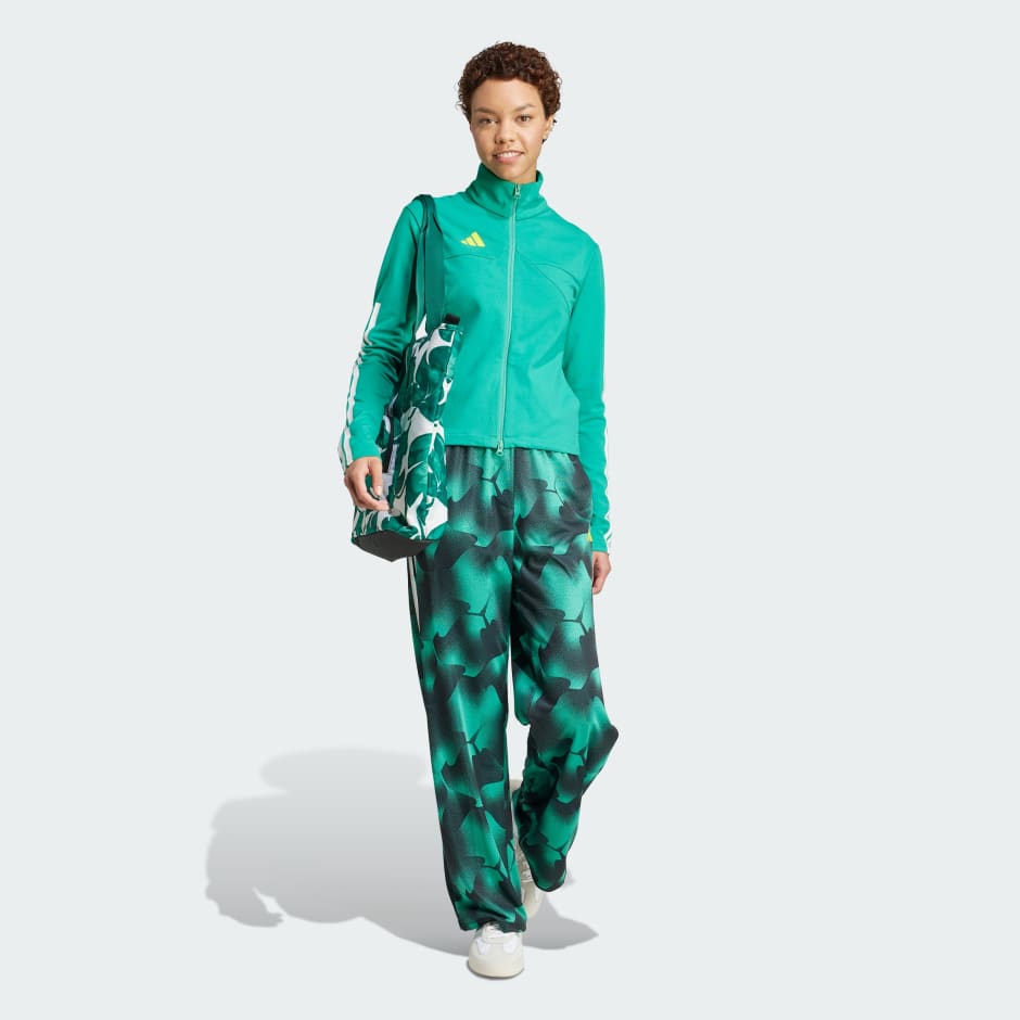 Tiro Cut 3-Stripes Mesh Wide-Leg Pants