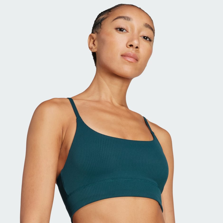 adidas All Me Light Support Rib Bra Long Line Bra